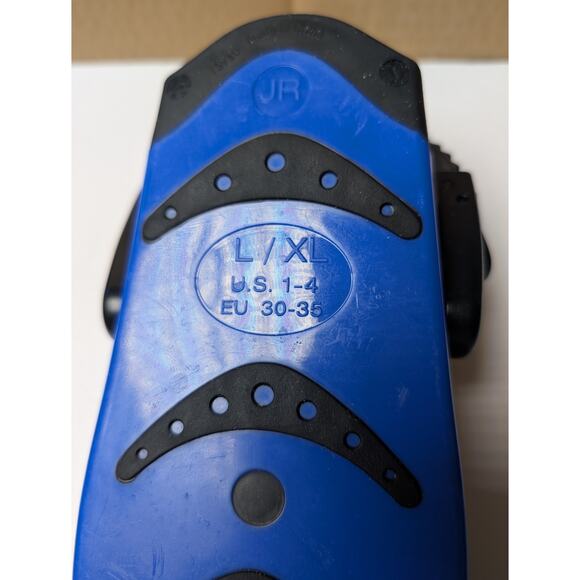 Speedo Snorkel Fin Set YOUTH JR Size L/XL 1-4 Set Blue dive beach water NO MASK - Picture 5 of 7